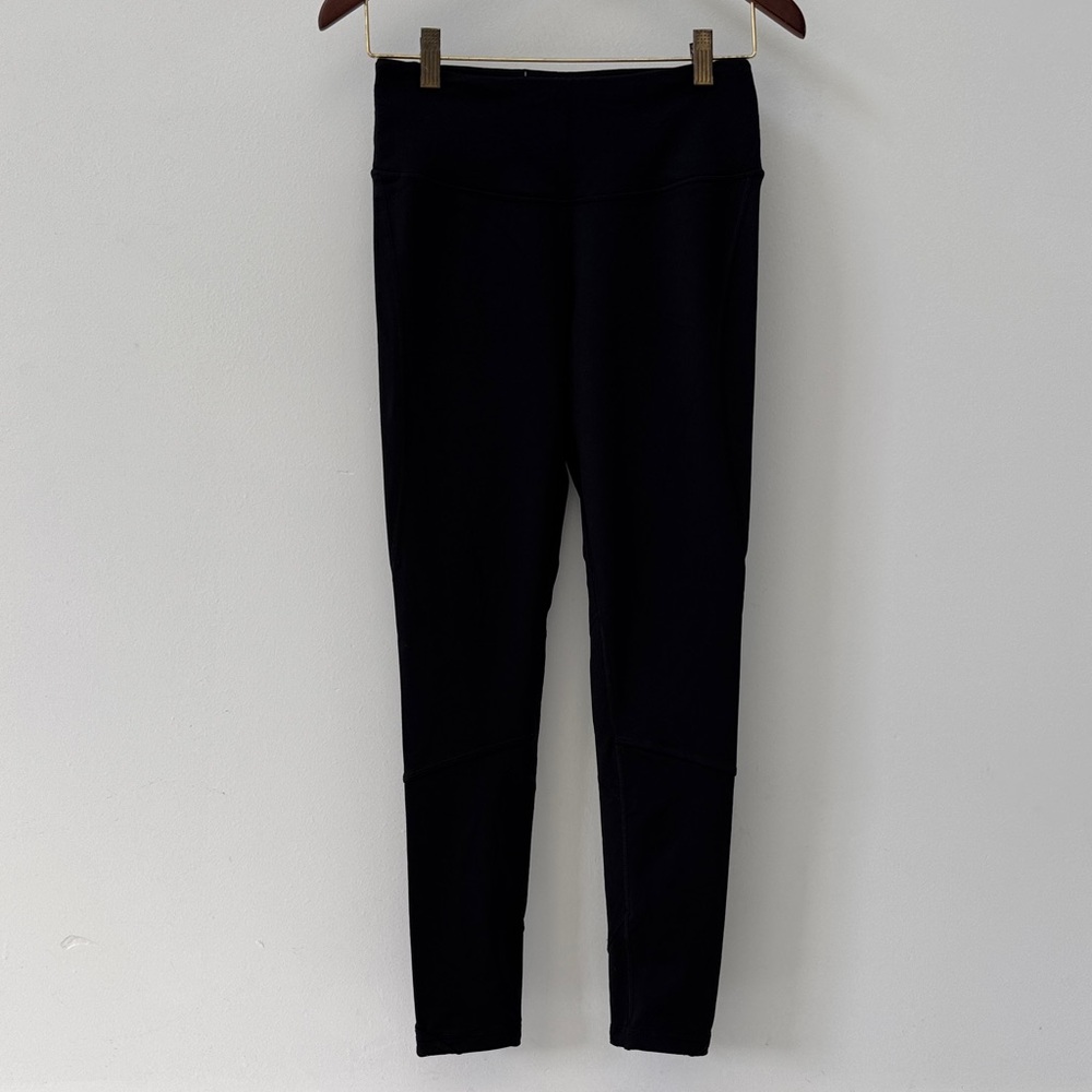 Victoria Sport Black Leggings | Size Small | 100% Cotton | Stylish Leg Details